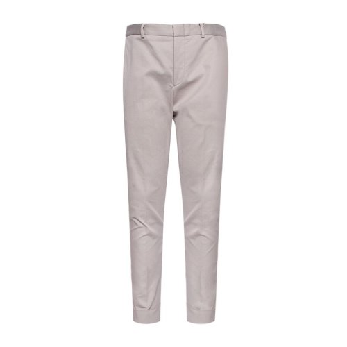 GUCCI 古馳  男裝 服裝 米色棉質(zhì)中腰百搭長褲休閑褲