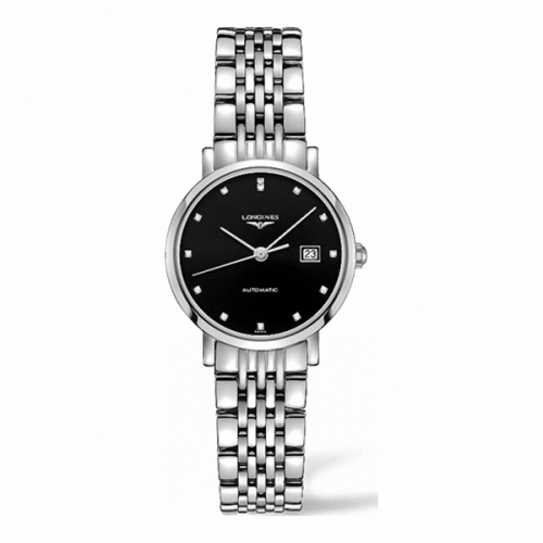 LONGINES/浪琴 博雅系列 鉆石時標(biāo) 自動機(jī)械 精鋼 女士腕表 L4.310.4.57.6