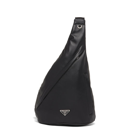 PRADA/普拉達  男士黑色皮革單肩背包2VZ092_2DXV_F0002_V_OOO
