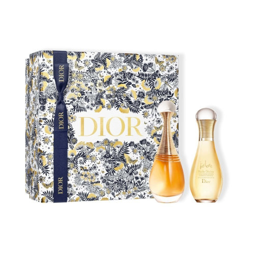 DIOR/迪奧2021圣誕限量真我香水套裝2件套 濃香水50ml+護(hù)理油75ml