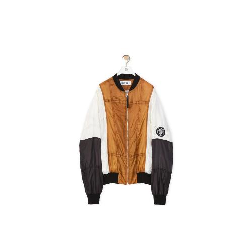  LOEWE羅意威 22年秋冬 男士 夾克 Parachute patchwork bomber H664Y02W56-9990