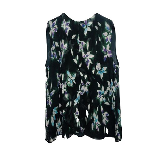 Emporio Armani/安普里奧阿瑪尼 綠色碎花女士T恤