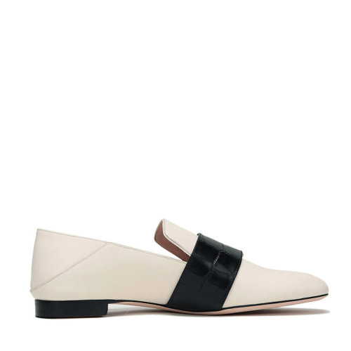 BALLY/巴利女士皮質(zhì)便鞋平底鞋MAELLE