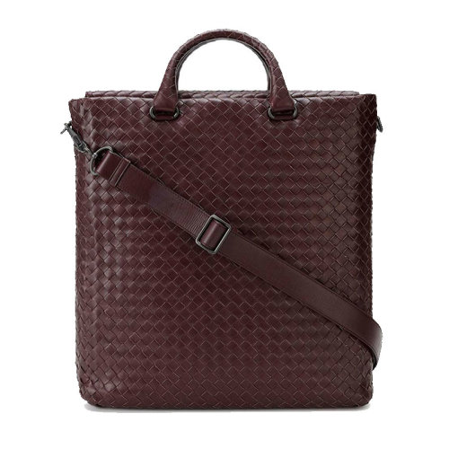 Bottega Veneta/葆蝶家 寶緹嘉 男士 牛皮編織手提包公文包單肩包斜挎包 354421VQ1315023 HJH0015X