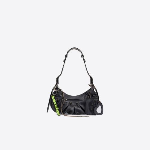  BALENCIAGA巴黎世家 22年秋冬 女士 單肩包 LE CAGOLE小號(hào)中古單肩包 6713072VP454611
