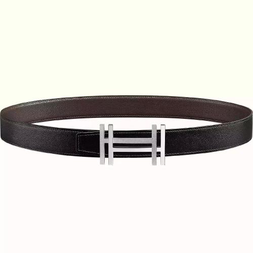  HERMES愛馬仕 22年秋冬 男士 腰帶 Boucle de ceinture H au Carre %26 Cuir de ceinture revers