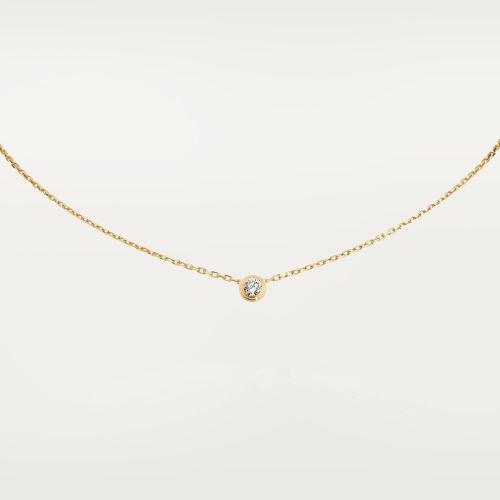  CARTIER 22年秋冬 女士 項鏈 Cartier d'Amour 項鏈，大號款 18K黃金