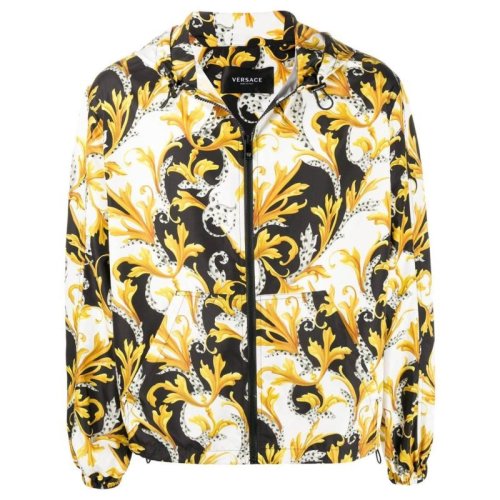  VERSACE/范思哲 男士黑色滌綸夾克 A82747A235729 A7027 PLFSX