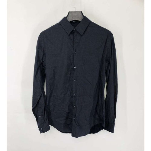 Giorgio Armani/喬治阿瑪尼黑色波點男士長袖襯衫SSC97T SS40C 042