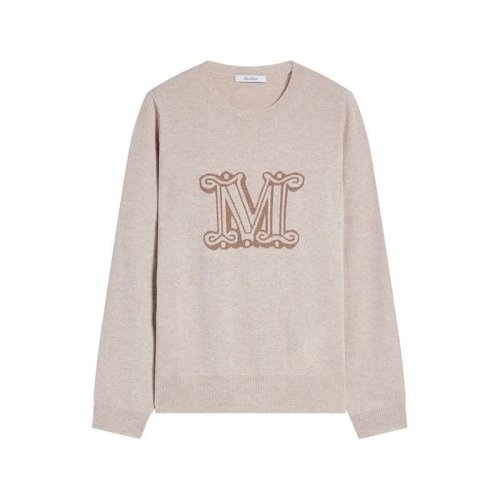  MaxMara/麥絲瑪拉 女士米色羊絨針織衫/毛衣 BIMBA 002 PLFSX