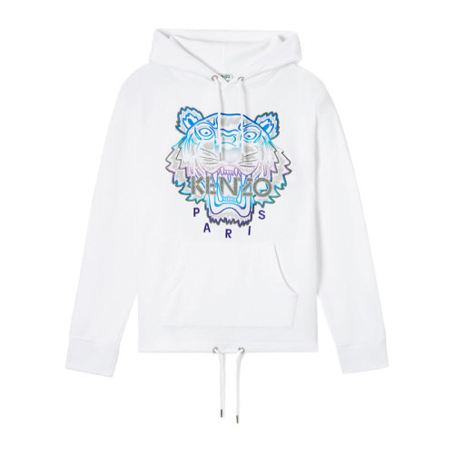 KENZO/高田賢三 男裝 服裝 棉質抽繩式連帽套頭衫經典LOGO款老虎頭圖案時尚 男衛(wèi)衣