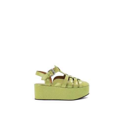 LOEWE羅意威 22年秋冬 女士 平底涼鞋 Wedge sandal in calfskin L815S10X13-4550