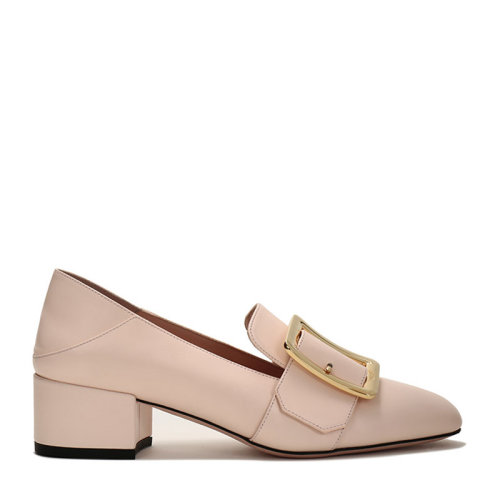 BALLY/巴利 女士皮質(zhì)中跟單鞋 JANELLE 40