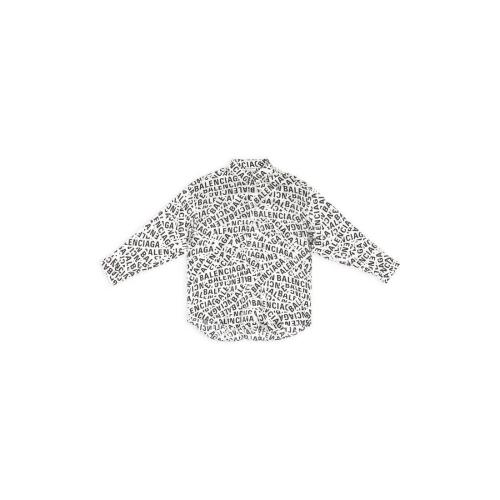  BALENCIAGA巴黎世家 22年秋冬 女士 長(zhǎng)袖襯衫 logo strips fluid blouse 681050TML201240