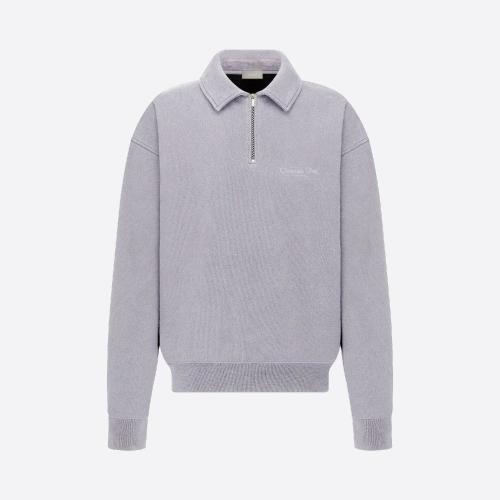  DIOR迪奧 22年秋冬 男士 衛(wèi)衣 超大版型半拉鏈衛(wèi)衣 313J650A0807_C441