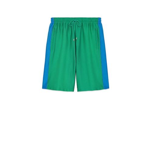  GUCCI古馳 22年秋冬 男士 The North Face x Gucci聯(lián)名系列尼龍短褲 676596 XJDWQ 3334