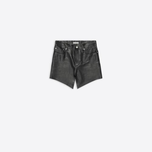  BALENCIAGA巴黎世家 22年秋冬 女士 半身裙 Womens Cut-up Mini Skirt in Black 704680TMS1810
