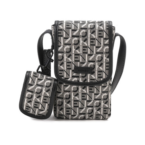 KENZO/高田賢三【22春夏新款】男女同款織物單肩斜挎包手機(jī)包 2PM708 B01