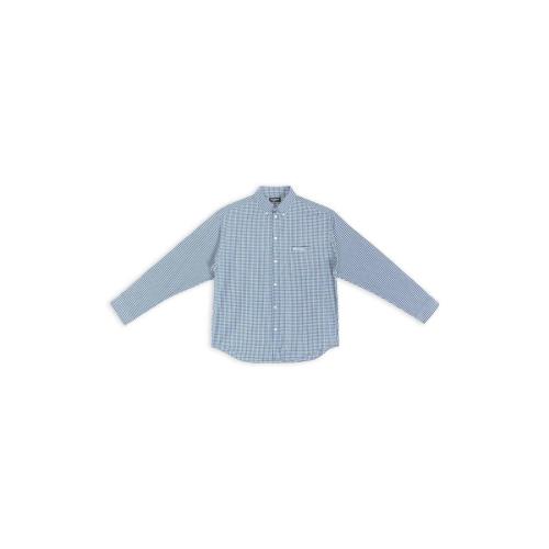  BALENCIAGA巴黎世家 22年秋冬 男士 長袖T恤 LARGE FIT SHIRT 690340TMM373768