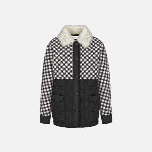  DIOR迪奧 22年秋冬 女士 大衣 短款大衣 257C51A1268_X9330