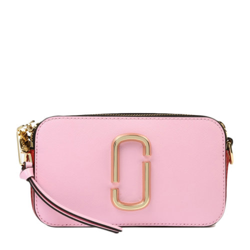 Marc Jacobs/馬克雅各布斯 SNAPSHOT系列女士拼色牛皮經(jīng)典金屬徽標(biāo)裝飾拉鏈開合單肩包斜挎包相機(jī)包女包 M0012007 多色可選