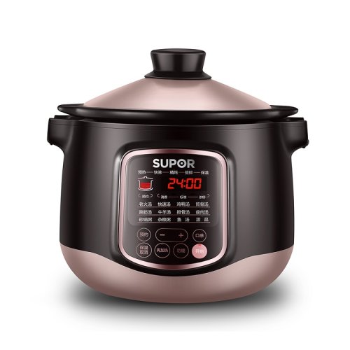 supor/蘇泊爾 DG40YC20電燉鍋4升 熾陶系列電腦型電燉鍋 球形內(nèi)膽家用煲湯煮粥