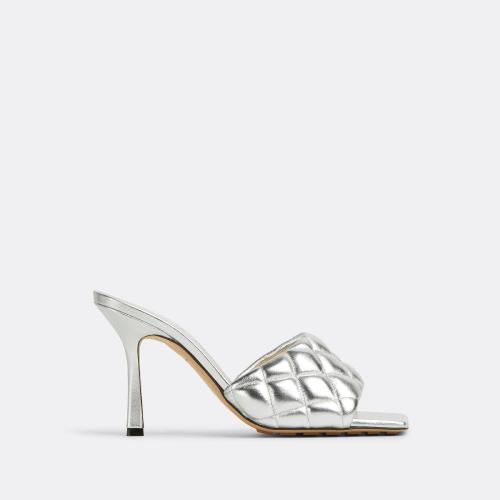  BV葆蝶家 22年秋冬 女士 高跟涼鞋 mules padded 592015V27M01414