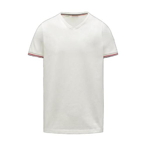  MONCLER蒙可蒙克萊 22年秋冬 男士 短袖T恤 V-neck t-shirt G10918C7150087296004 預定商品1-3周發(fā)貨
