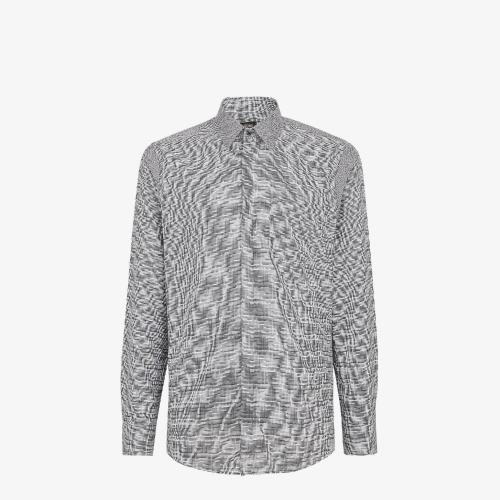  FENDI芬迪 22年秋冬 男士 長袖襯衫 Shirt FS1041AKEBF0W90