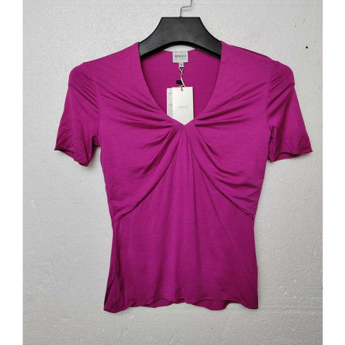 ARMANI COLLEZIONI/阿瑪尼卡爾茲 紫粉色女士短袖 NMM52J NM85J 855