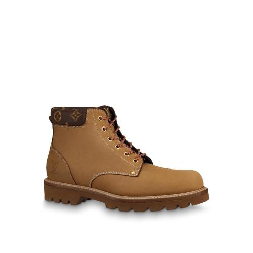  LV路易威登 22年秋冬 男士 短靴 Oberkampf 及踝靴 1A7WMW 1A7WMU 1A7WMR 1A7WMT 1A7WMN 1A7WM 預(yù)定商品2-8周發(fā)貨