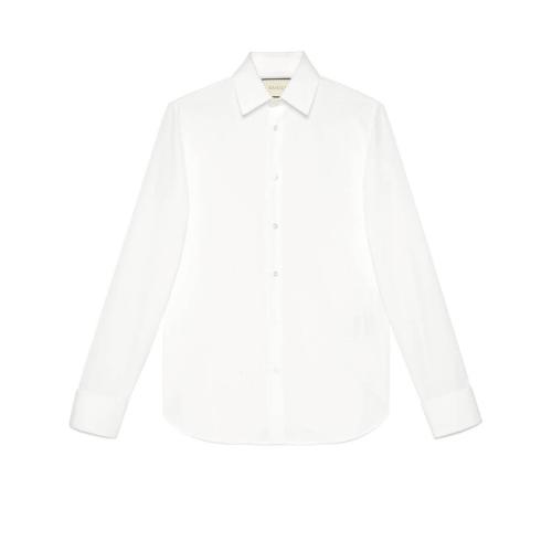  GUCCI古馳 22年秋冬 男士 棉布府綢襯衫 535172 21131 9000