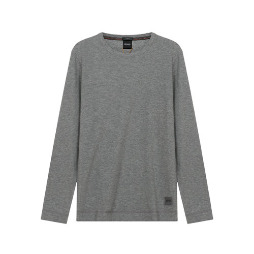 HUGO BOSS/雨果博斯 男士長(zhǎng)袖T恤 男士棉質(zhì)圓領(lǐng)長(zhǎng)袖T恤針織衫 50462773