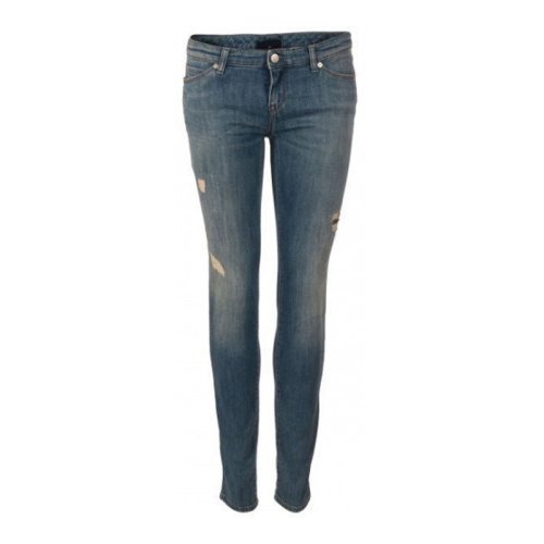  ARMANI JEANS/阿瑪尼牛仔 女士藍色棉質(zhì)牛仔褲 6Y5J06 5D2MZ 1500 PLFSX