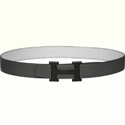  HERMES愛馬仕 22年秋冬 男士 腰帶 Boucle de ceinture H %26a; Cuir de ceinture reversible 32