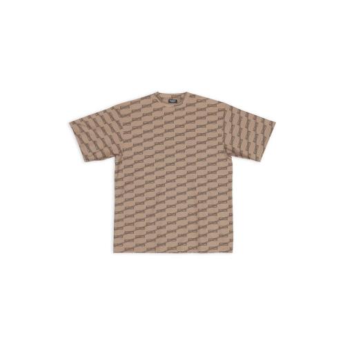  BALENCIAGA巴黎世家 22年秋冬 男士 短袖T恤 BB MONOGRAM泳裝T恤 6570274B7B99764