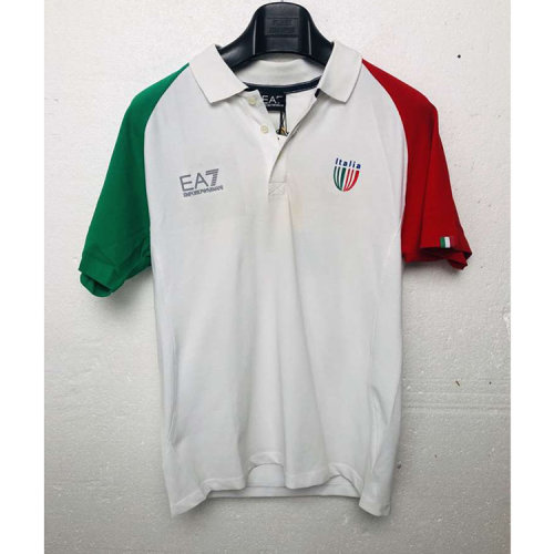 Emporio Armani/安普里奧阿瑪尼/拼色男士短POLO（瑕疵折扣）