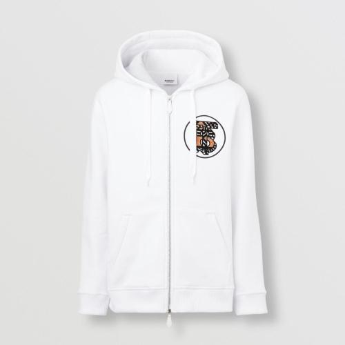  BURBERRY 22年秋冬 女士 專屬標識裝飾棉質(zhì)混紡連帽上衣 80559081