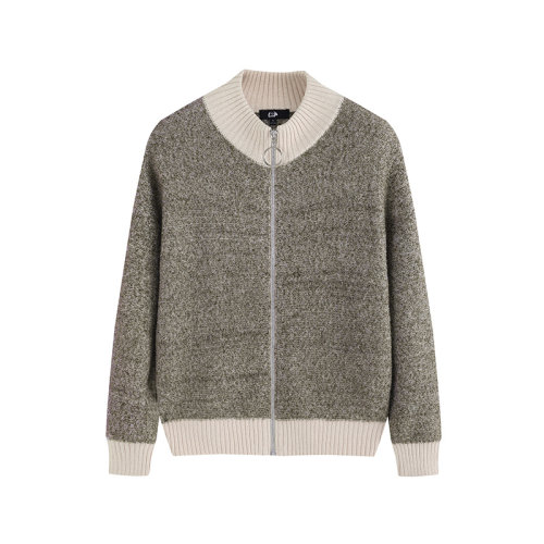 SHOKAY/繡嘉 女士針織衫/毛衣 經(jīng)典款保暖柔軟的圈圈紗拼色牦牛絨衫