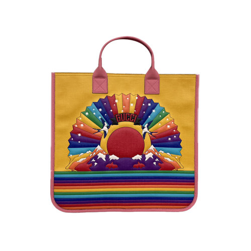 Gucci 古馳 彩虹日出海燕 兒童tote包
