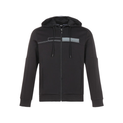 HUGO BOSS/雨果博斯 2021款 男士夾克 男士棉/滌綸連帽拉鏈運動衫外套上衣 50441233