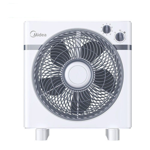 Midea/美的辦公室迷你小風(fēng)扇學(xué)生宿舍節(jié)能定時(shí)轉(zhuǎn)頁扇五葉臺(tái)式電風(fēng)扇家用10寸低噪落地扇KYT25-15AW