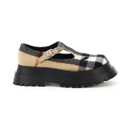 BURBERRY/博柏利 女士經(jīng)典格紋厚底鞋休閑鞋 8034300