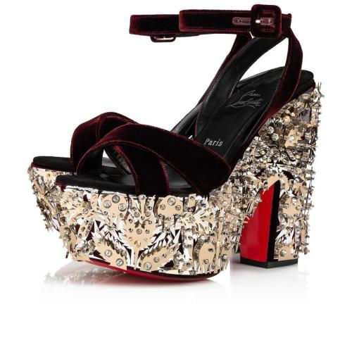  CL紅底鞋 22年秋冬 女士 高跟涼鞋 Superyaz 3221189t711