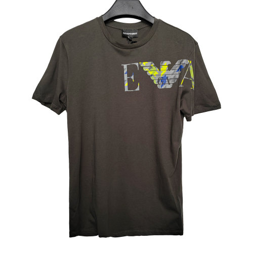 Emporio Armani/安普里奧阿瑪尼 深綠色男士短袖T恤