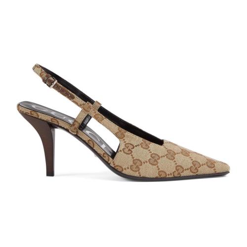  GUCCI古馳 22年秋冬 女士 女士GG后系帶淺口鞋 675420 KY980 9763 預(yù)定商品2-6周發(fā)貨