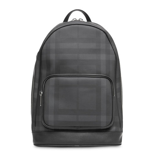  BURBERRY/博柏利 男士格紋拼皮革雙肩包 8013988 PLSX