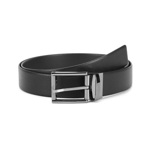 Emporio Armani/安普里奧阿瑪尼 男士人造革針扣式雙面皮帶腰帶 Y4S071 YKL1J