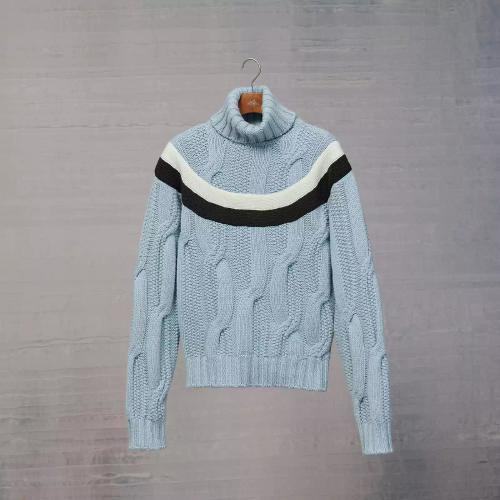  HERMES愛馬仕 22年秋冬 男士 針織衫 Pull col roule ??Yoke Torsade?? H267275HA3PLA