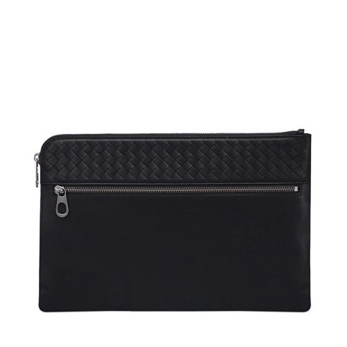  Bottega Veneta/葆蝶家 男士黑色牛皮革手拿包 441573 VM402 1000 PLSX